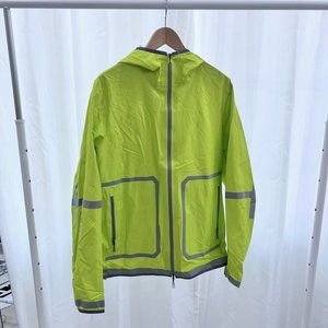 Lululemon X Robert Geller 'Take The Moment' Neon Yellow Nylon Reflective Jacket